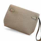 Streamlined Clutch Bag: Kelly Depeches 25cm Togo Leather with Shoulder Strap