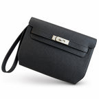 Distinctive Clutch Silhouette: Kelly Depeches 25cm Epsom Leather with Shoulder Strap