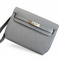 Kelly Depeches 25cm Epsom Leather with Shoulder Strap — Slim Hand-Carry Design