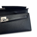 Kelly Cut 31 handbag Epsom Leather Black — Sophisticated Evening Clutch