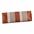 Leather-Handled Canvas Shoulder Bag: Herbag 31cm Saddle-Inspired Canvas Body with Leather Handle and Shoulder Strap
