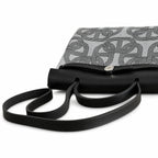 Herbag 31cm Saddle-Inspired Canvas Body with Leather Handle and Shoulder Strap — Saddle-Influenced Canvas Hand-Carry Style