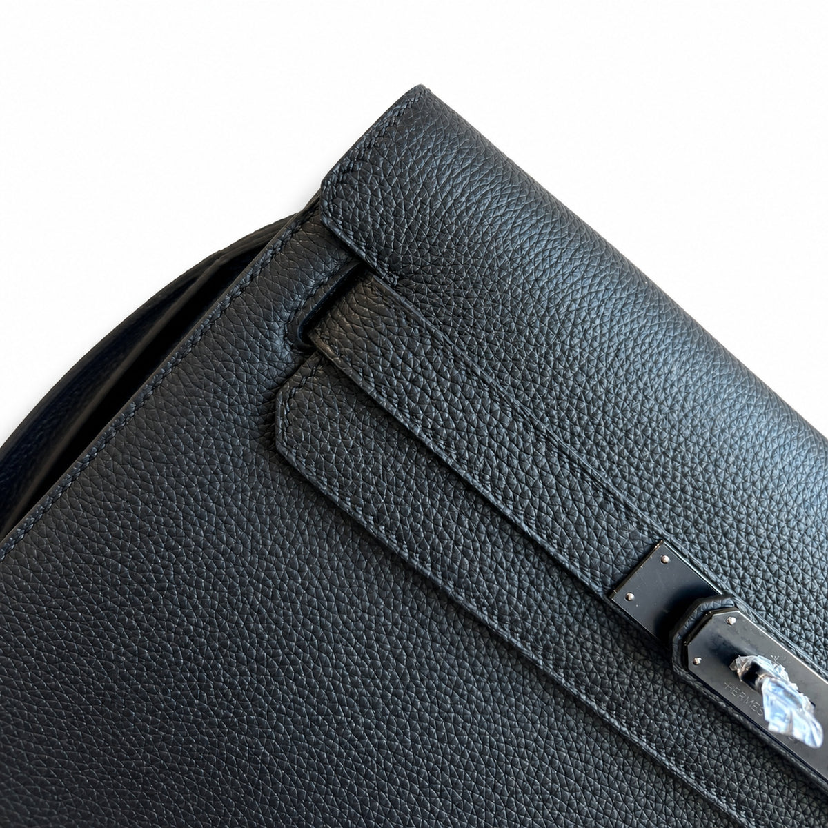 Kelly Depeches 25cm Togo Leather with Shoulder Strap — Refined Shoulder-Strap Clutch