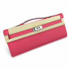 Slim Evening Clutch: Kelly Cut 31 Clutch Epsom Leather Lipstick Powder