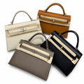 Mini Kelly second generation, imported Epsom four diamond colors — Refined Mini Handbag