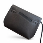 Kelly Depeches 25cm Evercolor Leather with Shoulder Strap — Structured Hand-Carry Clutch