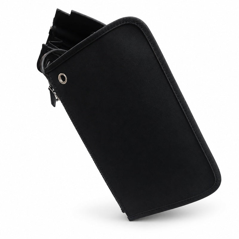 Refined Saddle-Inspired Carry Design: Herbag 31cm Saddle-Inspired Canvas Body with Leather Handle and Shoulder Strap