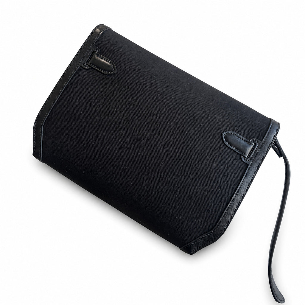 Sophisticated Compact Carry: Kelly Depeches 25cm Swift Leather with Shoulder Strap