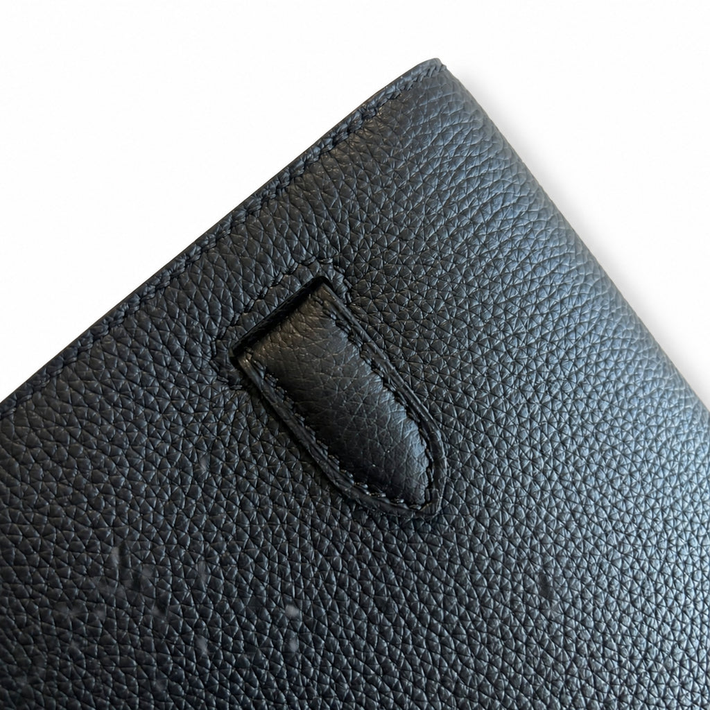 Kelly Depeches 25cm Togo Leather with Shoulder Strap — Refined Shoulder-Strap Clutch