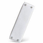handmade Mini Kelly II 19cm imported Epsom Leather pure White Silver Buckle — Small Structured Carry Style