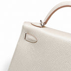 Mini Kelly II 5.5cm Epsom Leather with Silver Buckle — Versatile Mini Carry Design