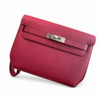 Kelly Depeches 25cm Togo Leather with Shoulder Strap — Convertible Clutch