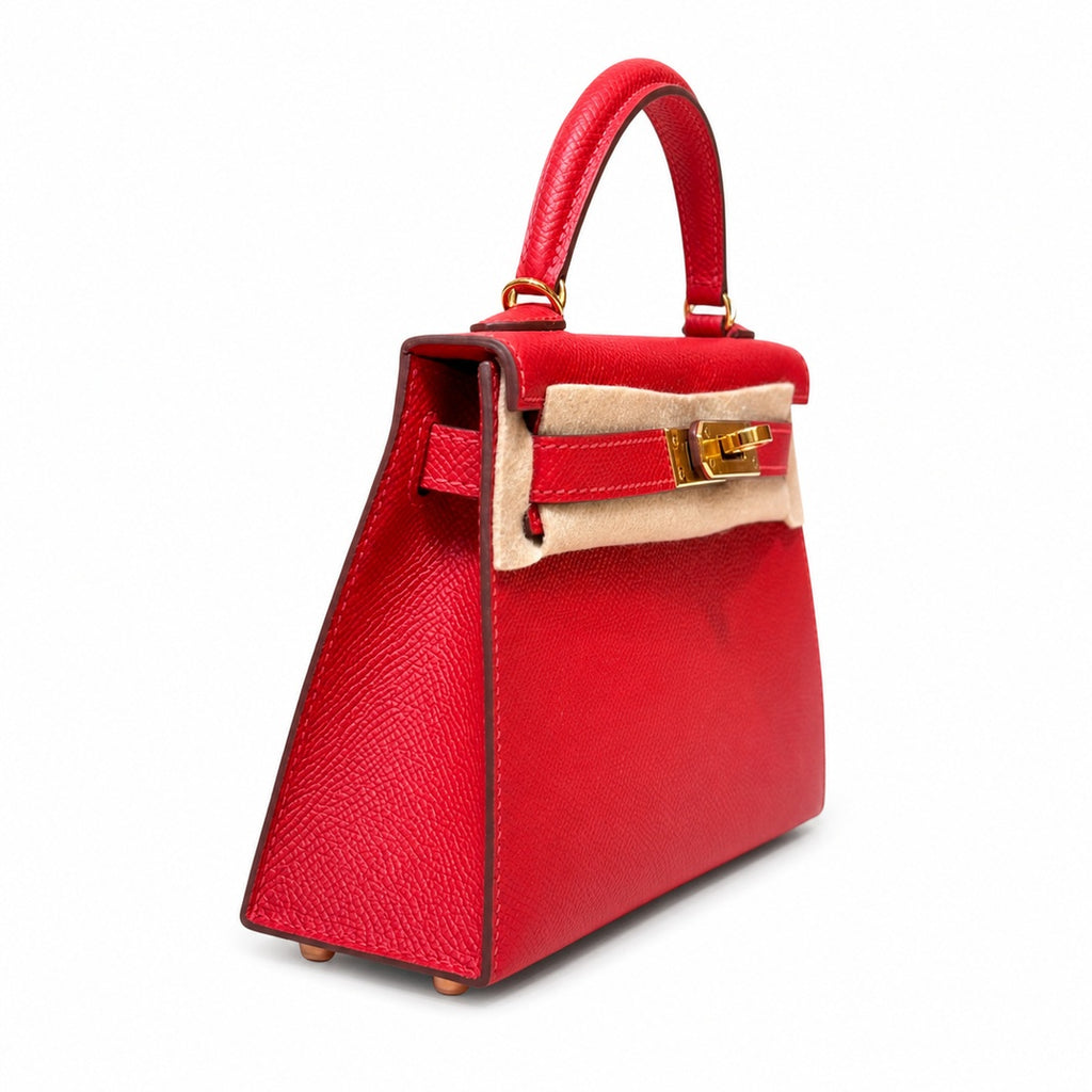 Mini Kelly II 5.5cm Epsom Leather with Gold Buckle — Sophisticated Small-Scale Bag