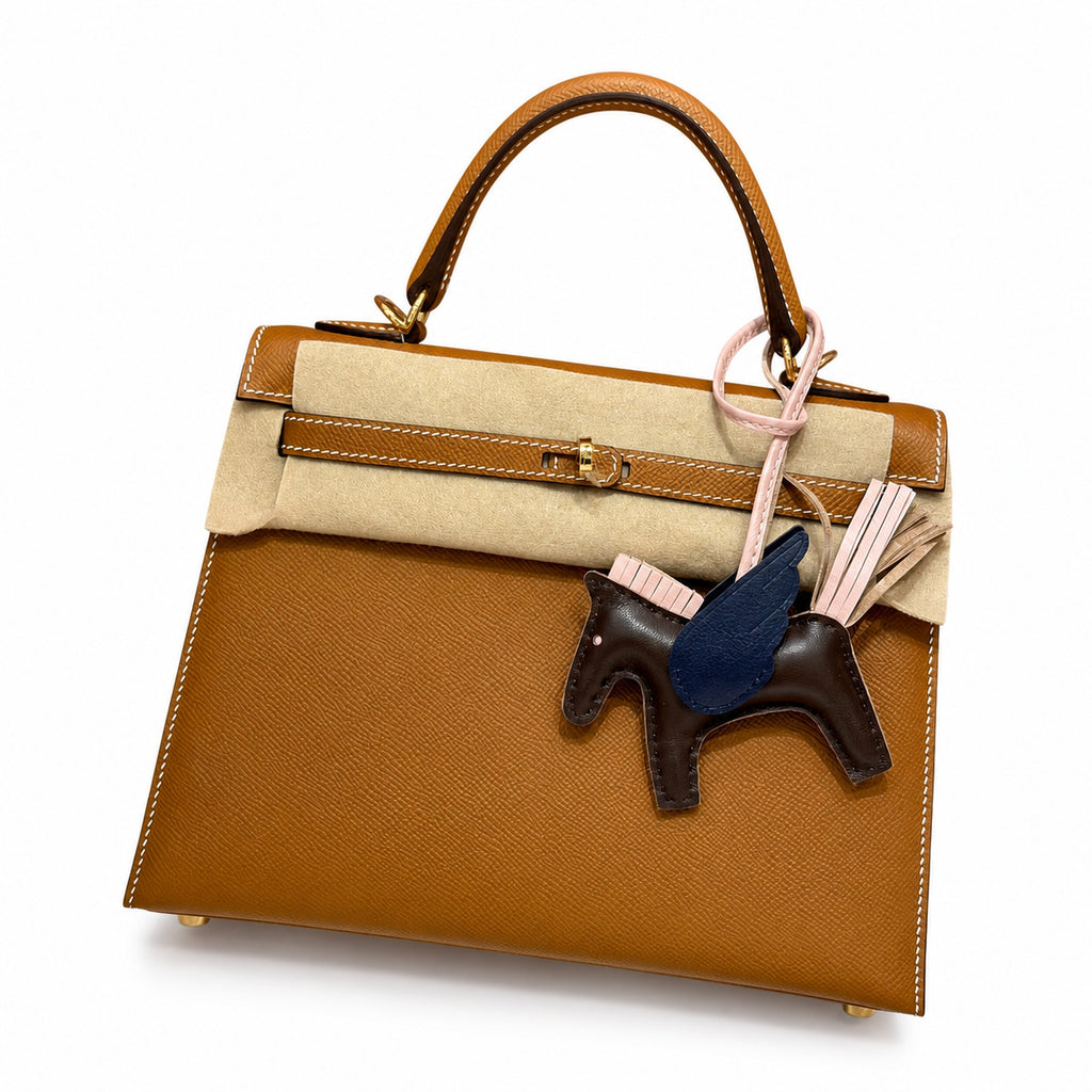 Kelly 25, imported Epsom, four diamond colors — Refined Top-Handle Bag