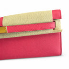 Kelly Cut 31 Clutch Epsom Leather Lipstick Powder — Slim Evening Clutch