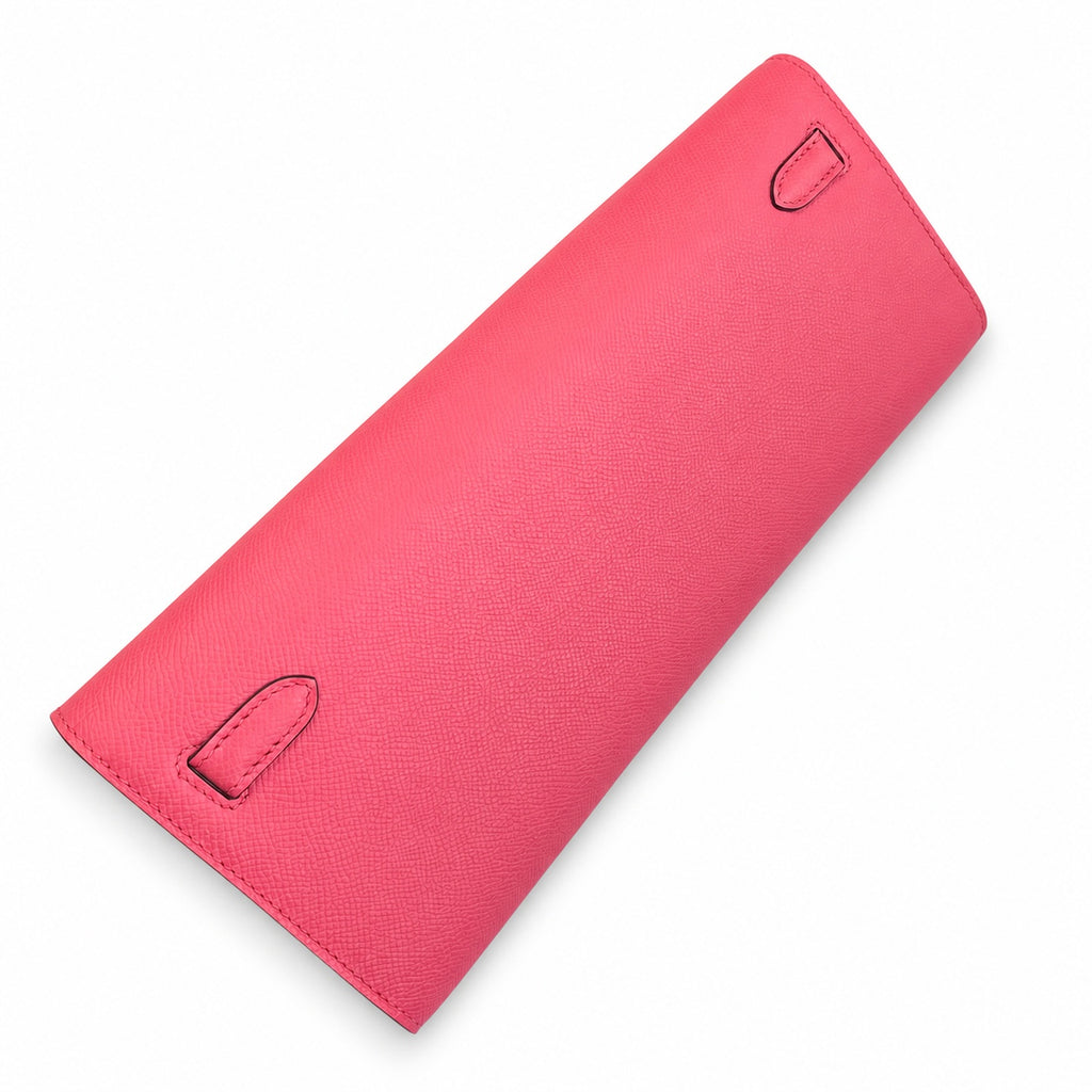 Kelly Cut 31 Clutch Epsom Leather Lipstick Powder — Slim Evening Clutch