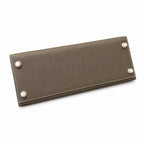 Kelly 28cm in Elephant Gray Epsom Leather with Gold Buckle Handmade — Versatile Structured Bag