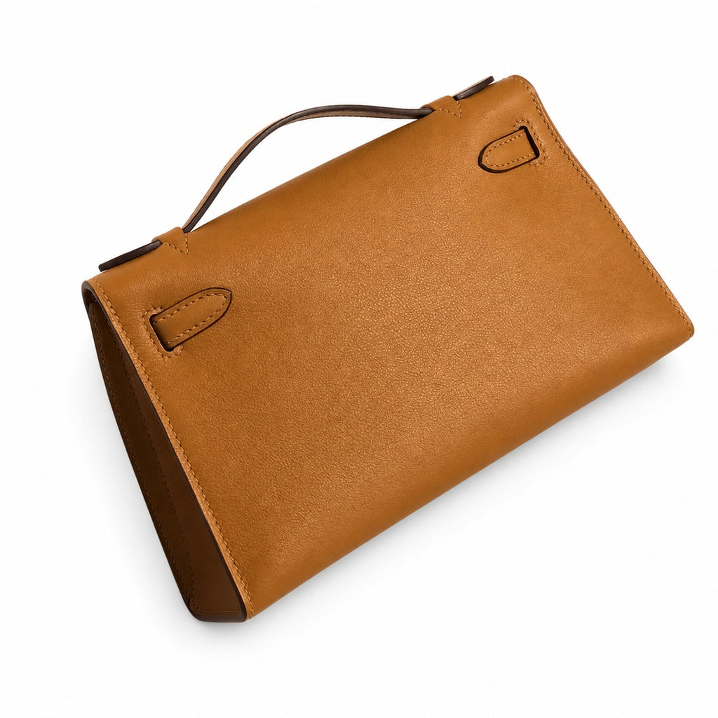 Mini Kelly Generation Sesame Swift Leather 22cm Handmade — Streamlined Mini Handbag