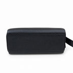 Kelly Messenger messenger bag for men and women, Black Silver Buckle, imported leather, all-steel hand-waxed thread, the highest cost-effectiveness — Versatile Structured Bag