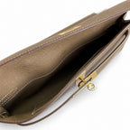 Kelly Cut 31 handbag Epsom Leather Elephant Gray — Refined Flat Clutch