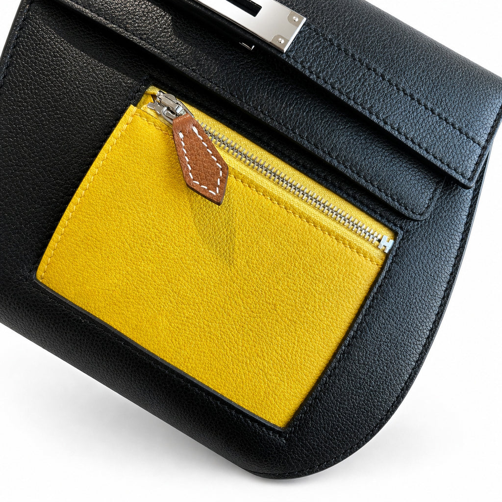 Kelly Depeches 25cm Evercolor Leather with Shoulder Strap — Refined Shoulder-Strap Clutch