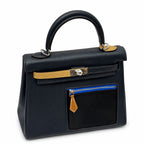 Kelly colormatic is an upgraded version of Lakis. nata Kelly 25+Colormatic limited edition+Silver Buckle, the buff is fully stacked — Polished Structured Bag