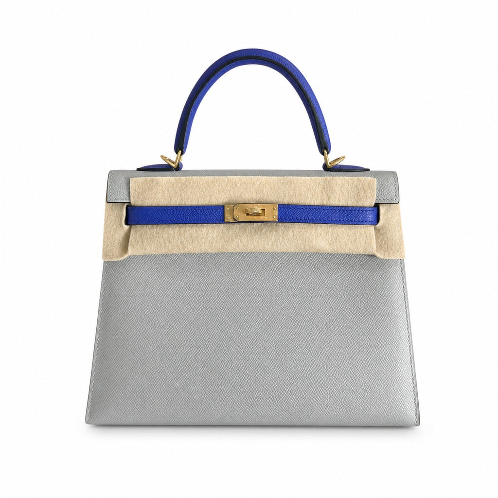 Kelly 25 Epsom color block order — Streamlined Top-Handle Handbag