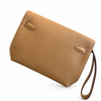 Kelly Depeches 25cm Togo Leather with Shoulder Strap — Streamlined Clutch Bag