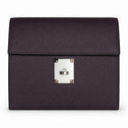 Kelly 28 grape purple Epsom Silver Buckle handmade — Classic Hand-Carry Silhouette