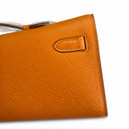 Kelly Cut 31 Clutch Epsom Leather Orange — Streamlined Evening Bag