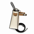Mini Kelly II 19cm in Nata & Chai & Gris Meyer Epsom Leather with Silver Buckle — Versatile Mini Carry Design
