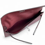 Kelly Cut 31 Clutch Epsom Leather Burgundy — Streamlined Evening Bag