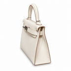 Mini Kelly II 5.5cm Epsom Leather with Silver Buckle — Versatile Mini Carry Design
