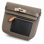 Refined Shoulder-Strap Clutch: Kelly Depeches 25cm Evercolor Leather with Shoulder Strap
