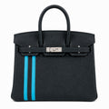 Mini Birkin 25cm Officier Edition in Cypress Green Togo & Swift Calfskin — Refined Structured Tote