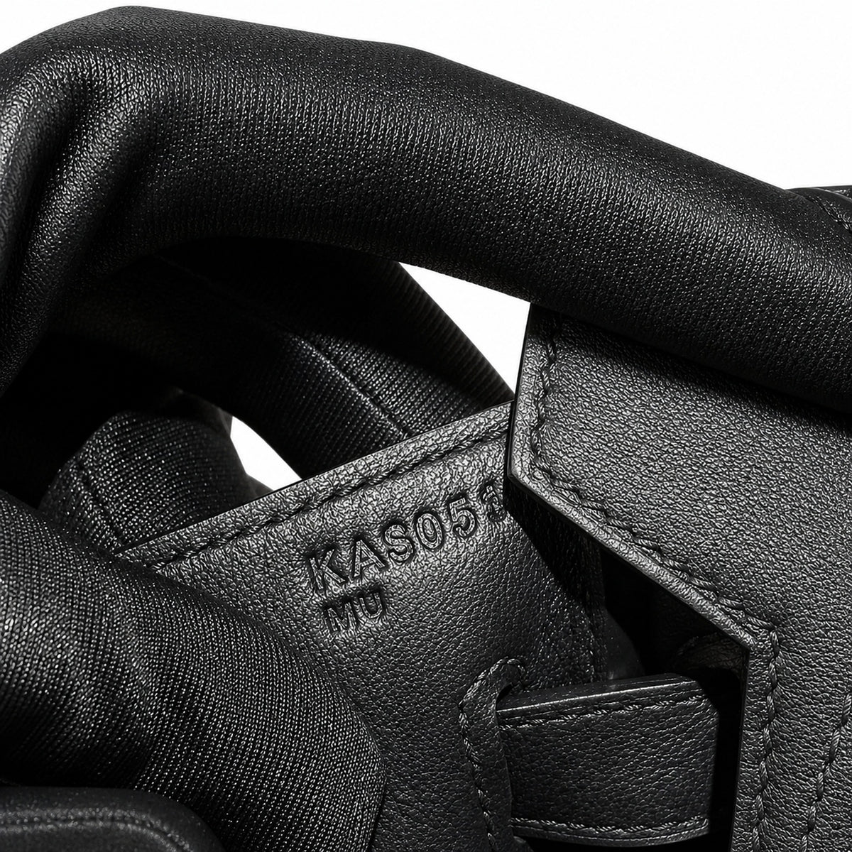 Birkin Ghillies 30 Total Black Leather Top-Handle Bag — Structured Top-Handle Tote