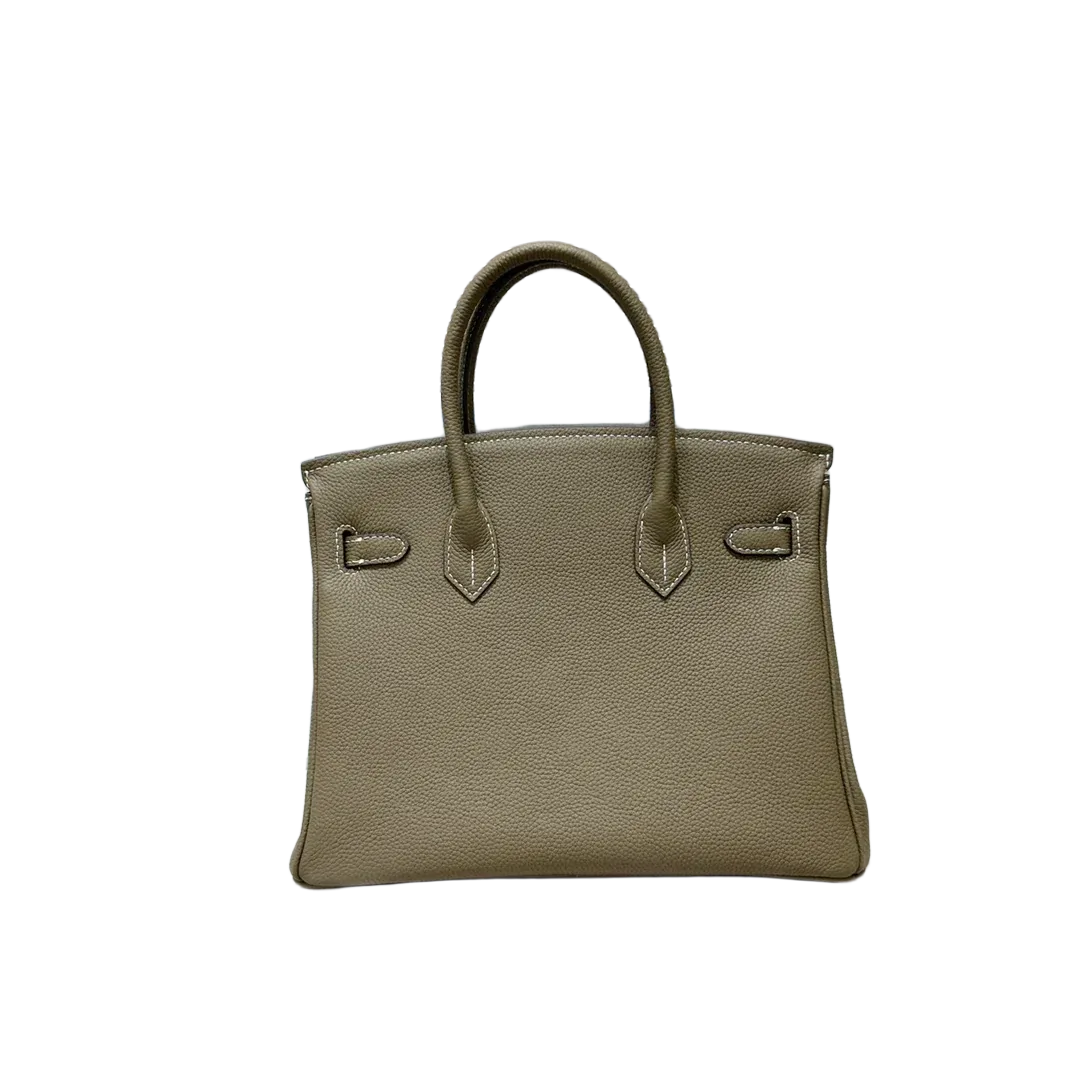 Birkin bag made of extremely Togo Birkin 30 Etoupe — Structured Top-Handle Tote