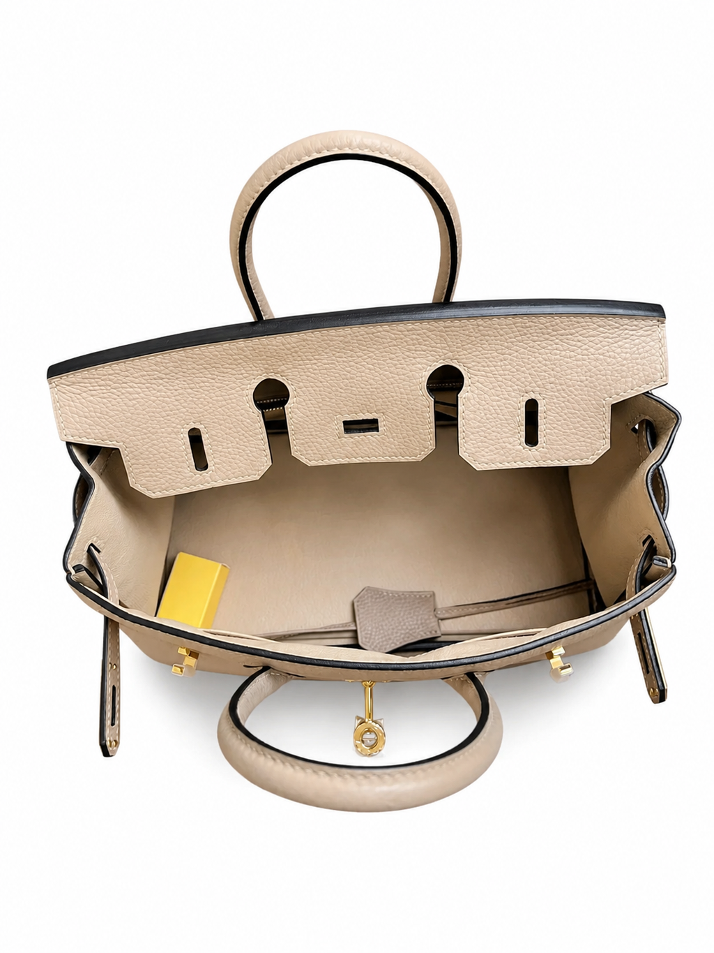 Birkin 25 Retourne in Trench Togo Leather (Gold Hardware) — Refined Structured Tote