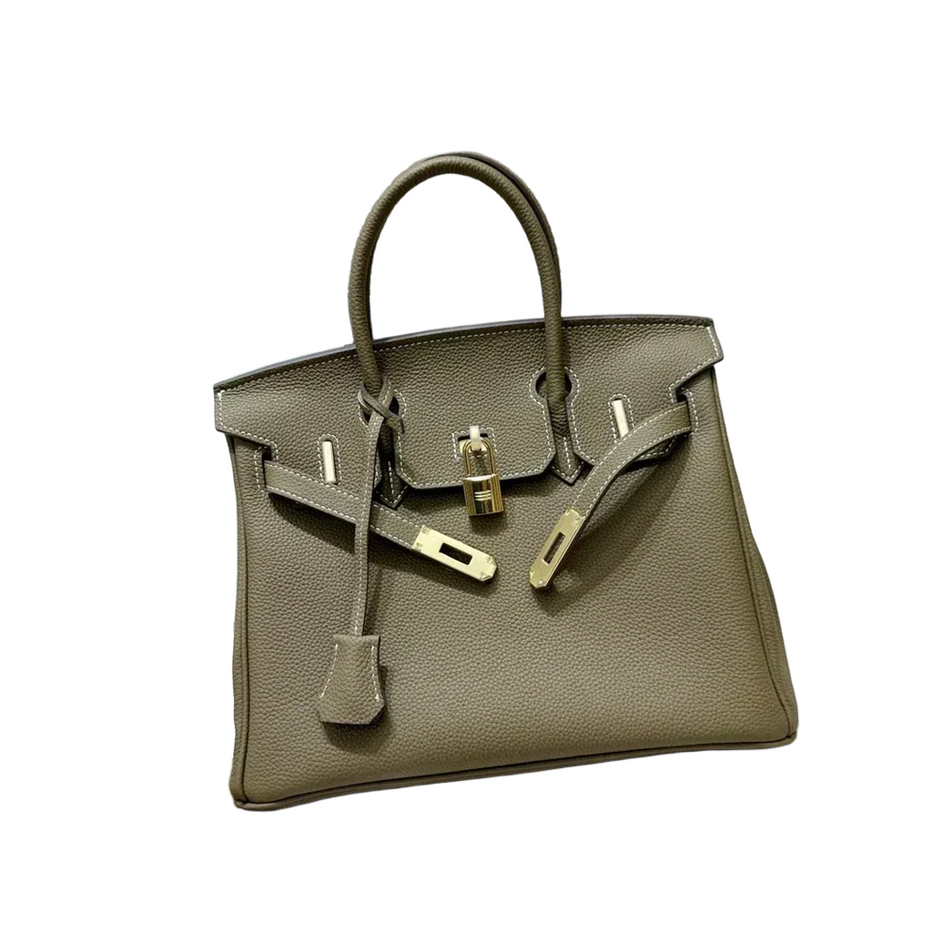 Birkin bag made of extremely Togo Birkin 30 Etoupe — Structured Top-Handle Tote