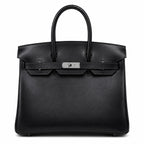 Rare Limited Edition Birkin 30cm So Black Total Matte-Hardware Luxury Tote — Distinctive Carryall Silhouette
