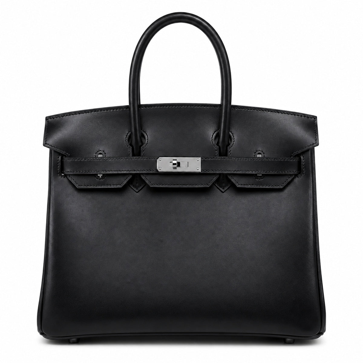 Rare Limited Edition Birkin 30cm So Black Total Matte-Hardware Luxury Tote — Distinctive Carryall Silhouette