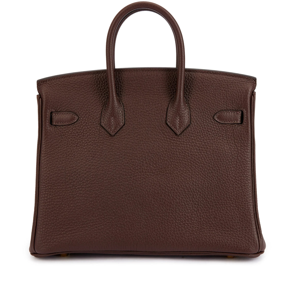 Birkin 25 Gold Hardware Chocolat Togo Quilted Epsom Leather Golden Lock — Timeless Structured Handbag