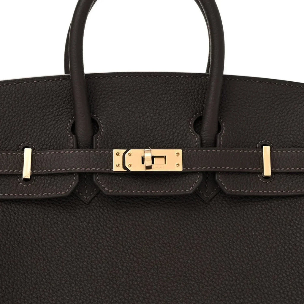Birkin 25 Togo handbag is made of extremely soft calfskin — Refined Structured Tote