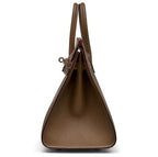 Etoupe Epsom Birkin 25 Sellier Palladium Hardware — Timeless Structured Handbag