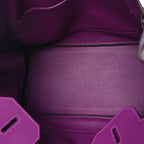 Birkin bag made of extremely Epsom Birkin 35 Anemone — Distinctive Carryall Silhouette